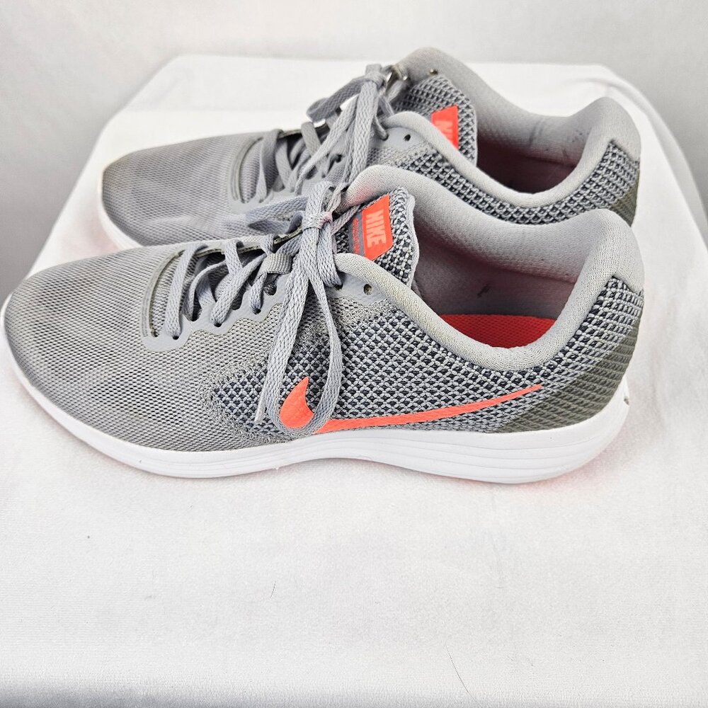 Nike Womens Revolution 3 Gray Running Shoes Size 10 - Picture 5 of 7